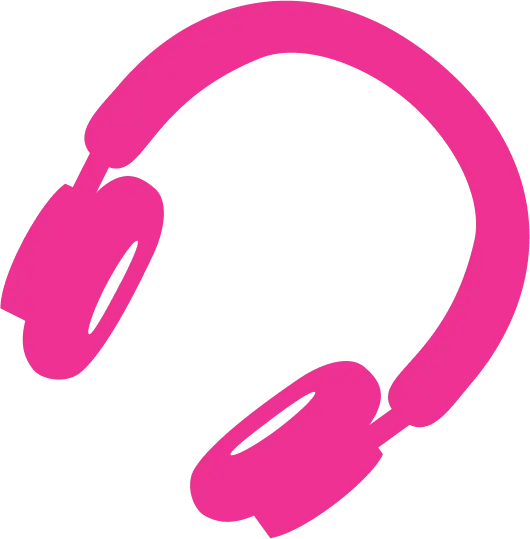 Pink Headphones SJ